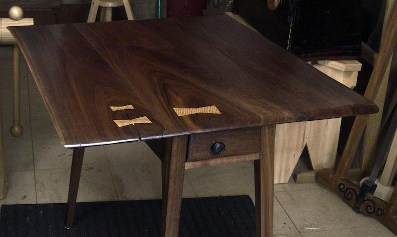 Splay Leg Drop Leaf Shaker Table