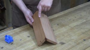 closing gaps in wide miter joints