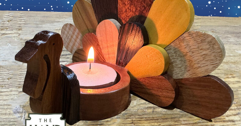 turkey candle votive