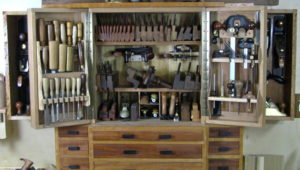 heirloom hand tool cabinet